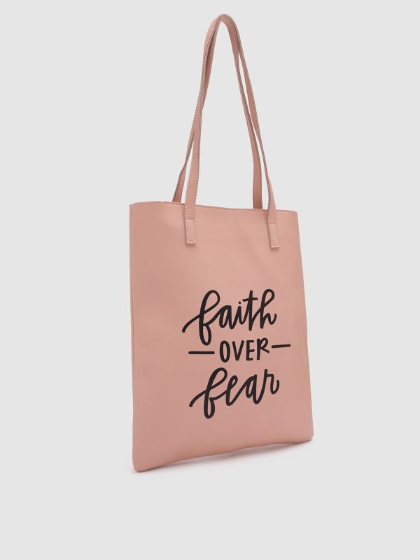 Globus Women Nude Printed Vegan Leather Handheld Bag