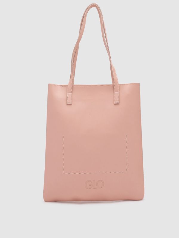 Globus Women Nude Printed Vegan Leather Handheld Bag
