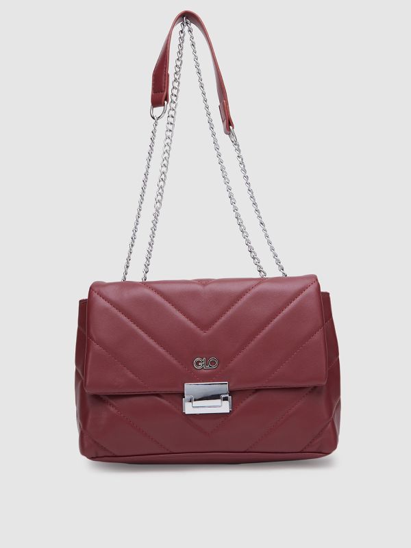 Globus Women Solid Vegan Leather Shoulder Bag