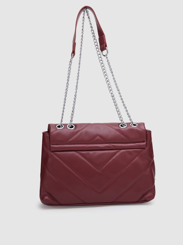 Globus Women Solid Vegan Leather Shoulder Bag