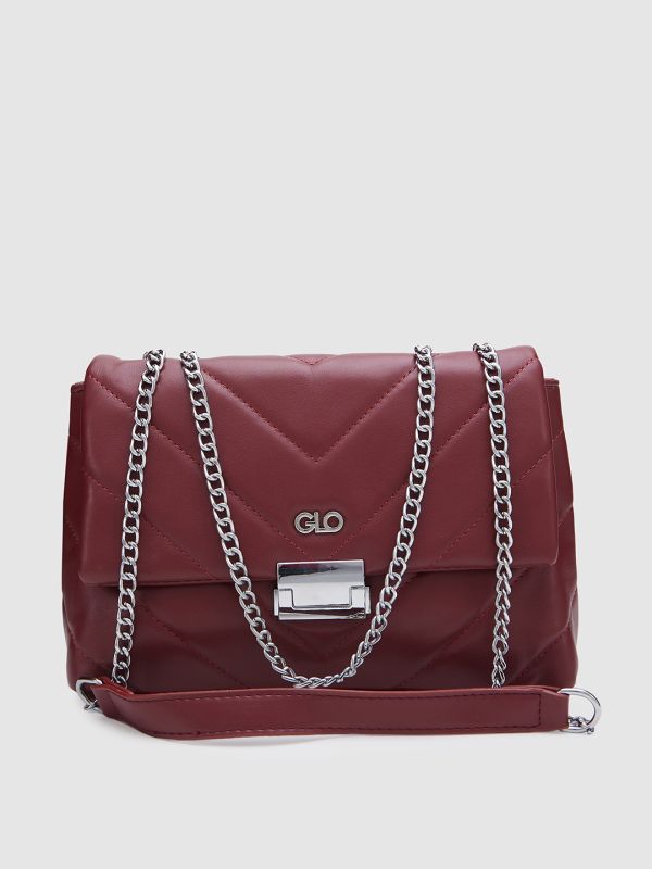 Globus Women Solid Vegan Leather Shoulder Bag