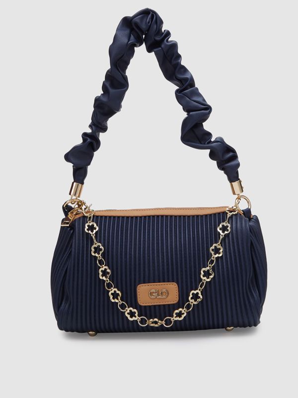 Globus Women Textured Vegan Leather Shoulder Bag