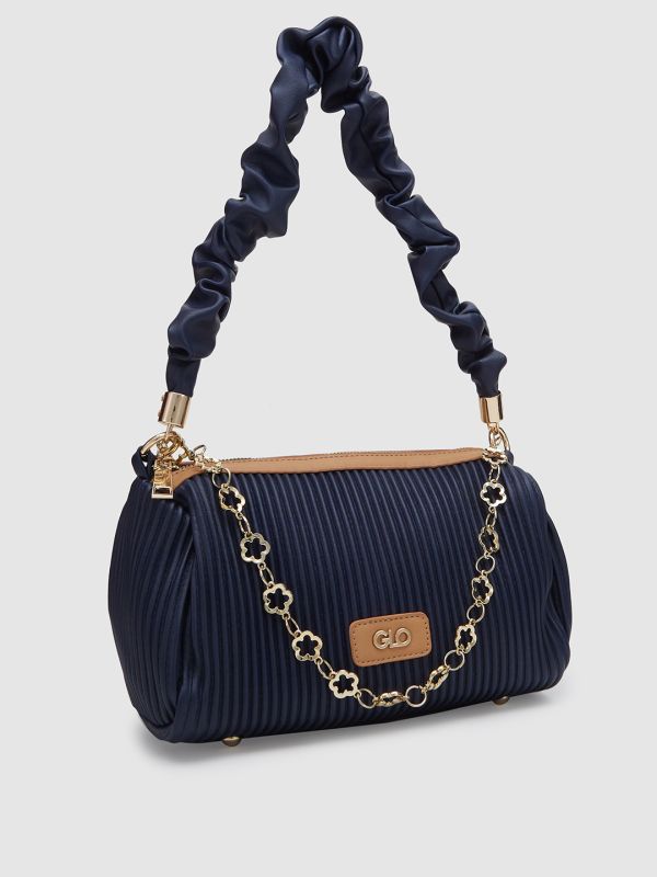 Globus Women Textured Vegan Leather Shoulder Bag