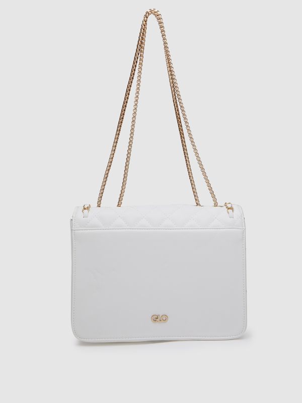 Globus Women Textured Vegan Leather Shoulder Bag