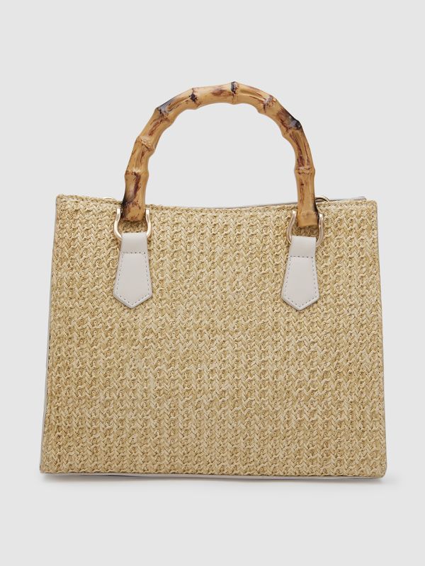 Globus Women Textured Vegan Leather Handheld Bag