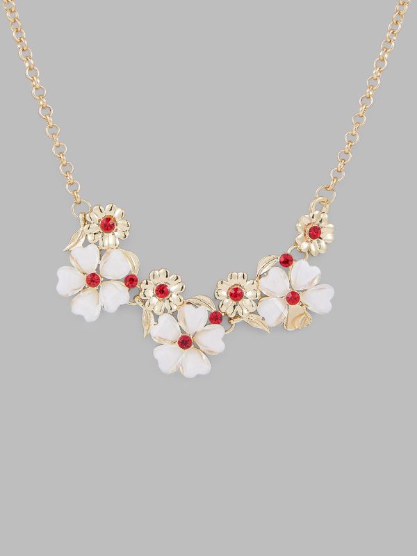 Globus Women Gold-Plated Statement Necklace