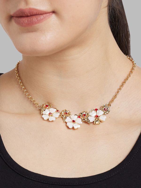 Globus Women Gold-Plated Statement Necklace