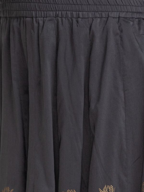 Globus Grey Self Design Maxi Skirt