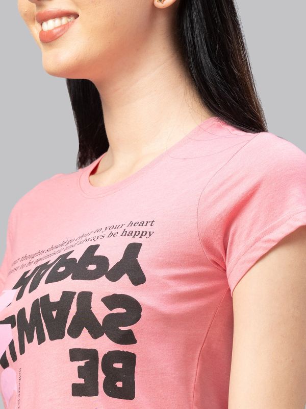 Globus Pink Printed Tshirt