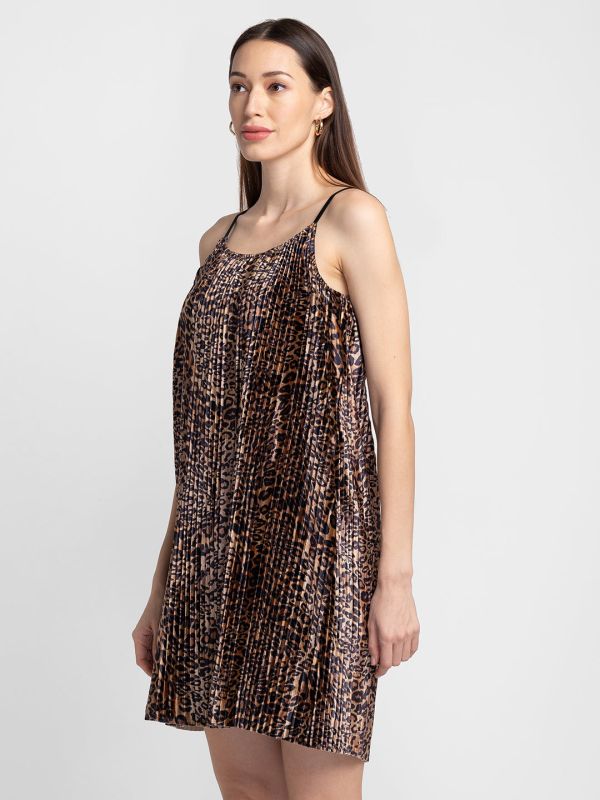 Globus Multi Brown Printed Dress