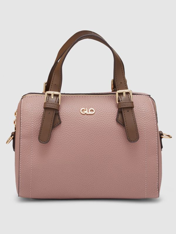 Globus Women Taupe Textured Casual Handheld Bag