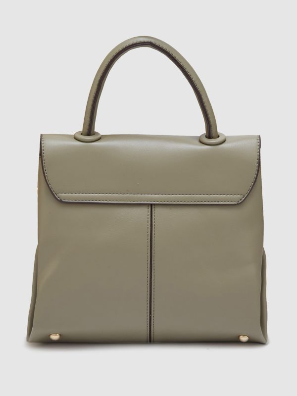 Globus Women Olive Solid Casual Handheld Bag