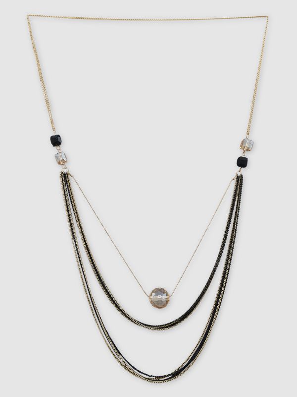 Globus Women Gold-Plated Statement Layered Necklace
