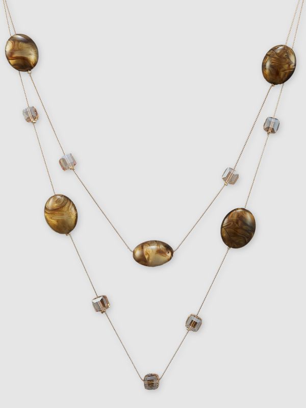 Globus Women Gold-Plated Statement Layered Necklace