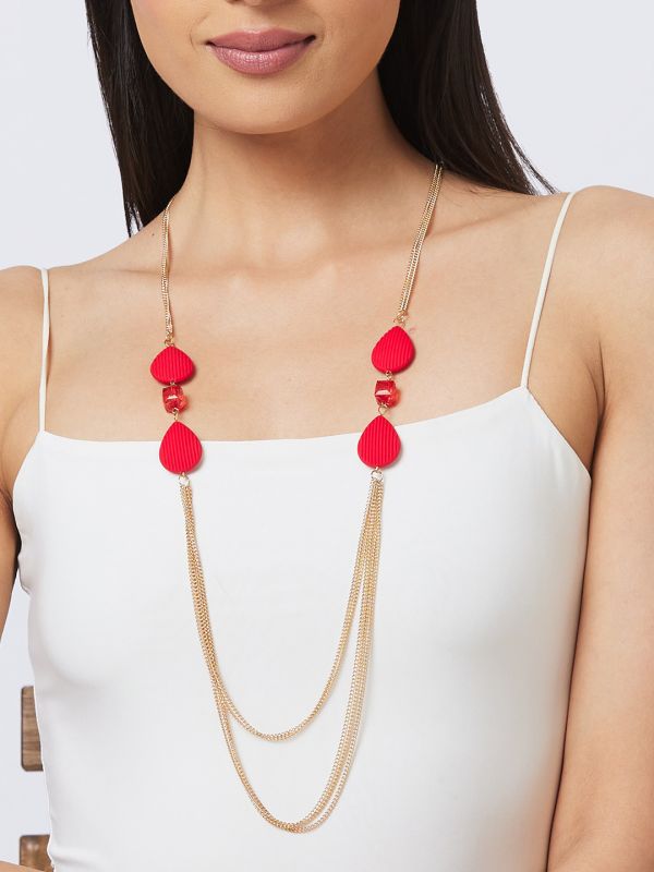Globus Women Gold-Plated Statement Layered Necklace