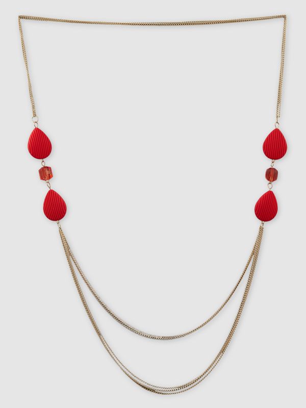 Globus Women Gold-Plated Statement Layered Necklace