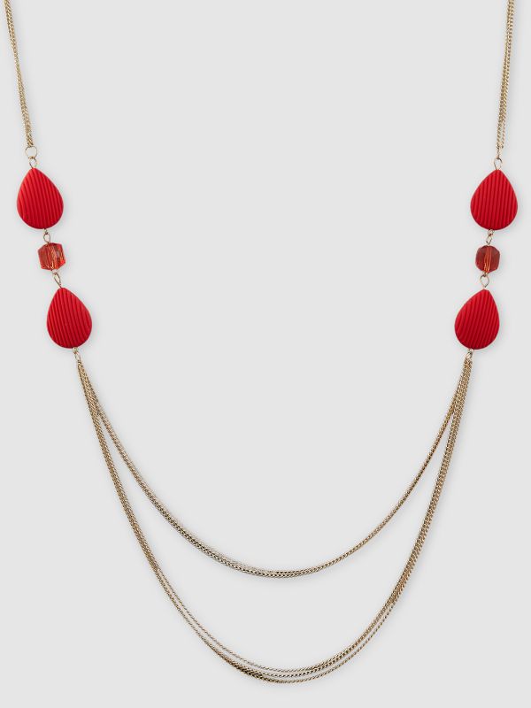 Globus Women Gold-Plated Statement Layered Necklace