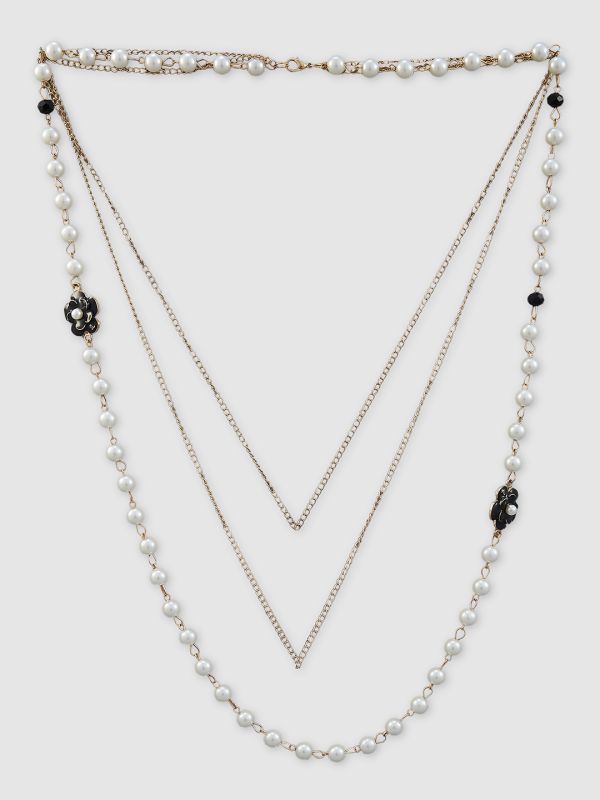 Globus Women Gold-Plated Statement Layered Necklace