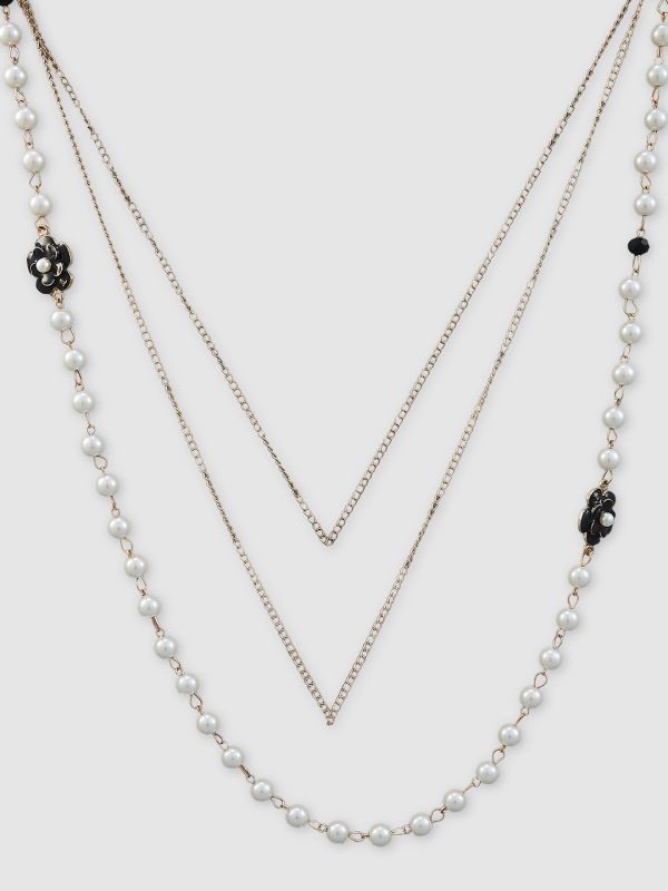 Globus Women Gold-Plated Statement Layered Necklace