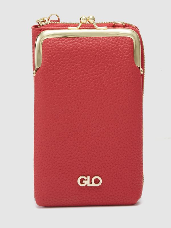 Globus Women Red Textured Casual Sling Bag