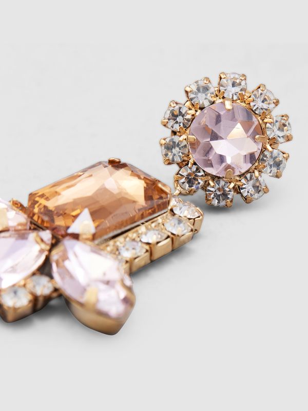 Globus Women Gold-Plated Geometric Drop Earrings
