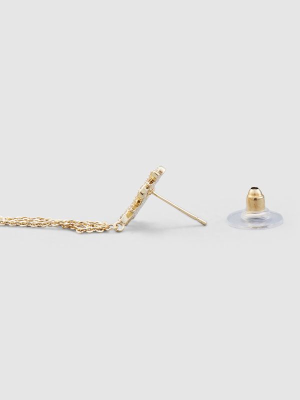 Globus Women Gold-Plated Star Shaped Ear Cuff