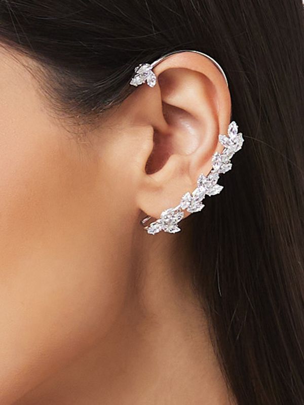 Globus Women Silver-Plated Classic Ear Cuff