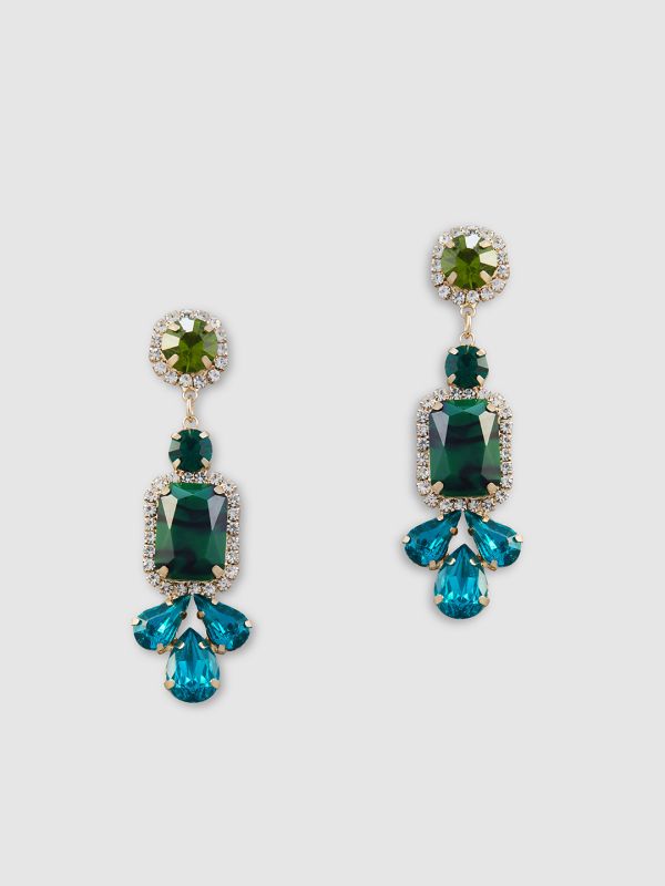 Globus Women Gold-Plated Contemporary Drop Earrings