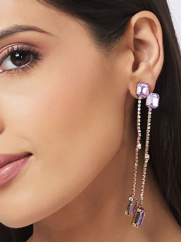 Globus Women Gold-Plated Classic Drop Earrings