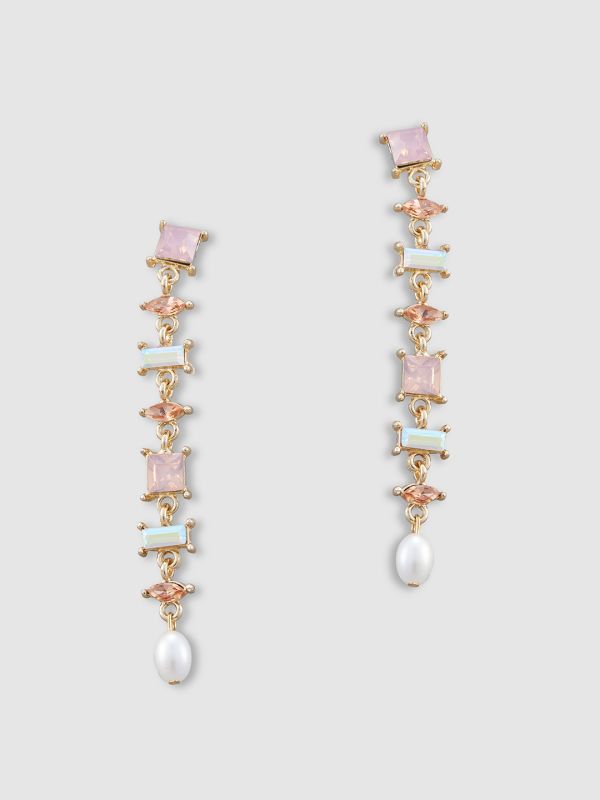 Globus Women Gold-Plated Classic Drop Earrings