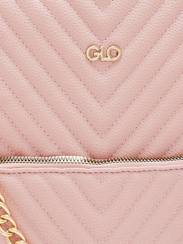 Globus Women Taupe Textured Smart Casual Backpack
