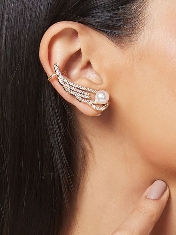 Globus Women Gold-Plated Classic Ear Cuff