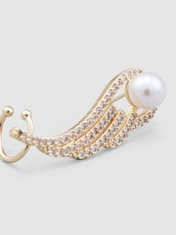 Globus Women Gold-Plated Classic Ear Cuff