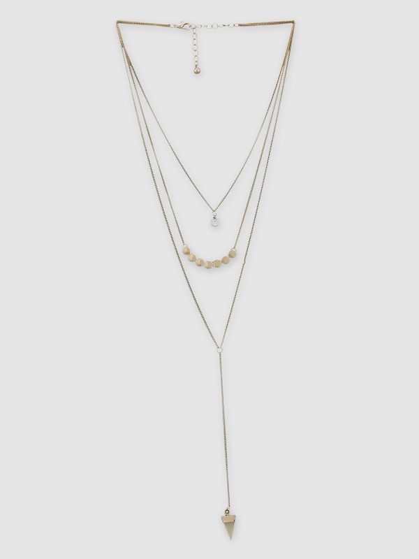 Globus Women Gold-Plated Minimal Layered Necklace