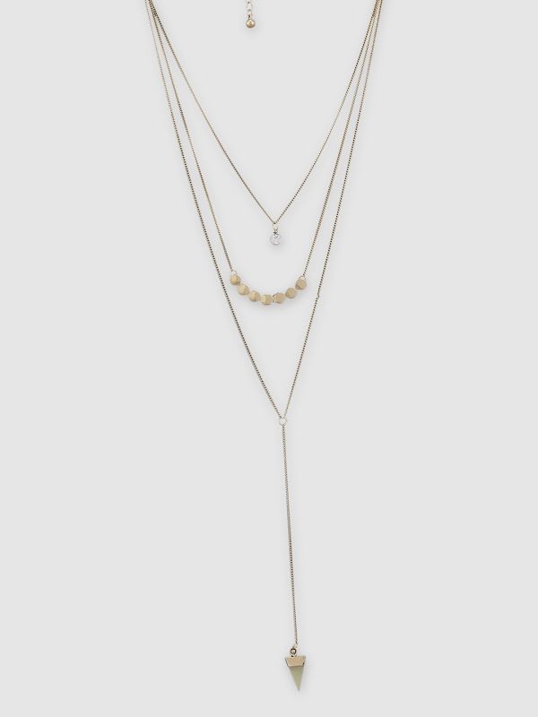 Globus Women Gold-Plated Minimal Layered Necklace