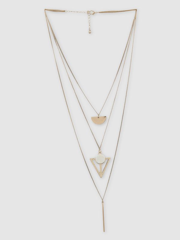 Globus Women Gold-Plated Minimal Layered Necklace