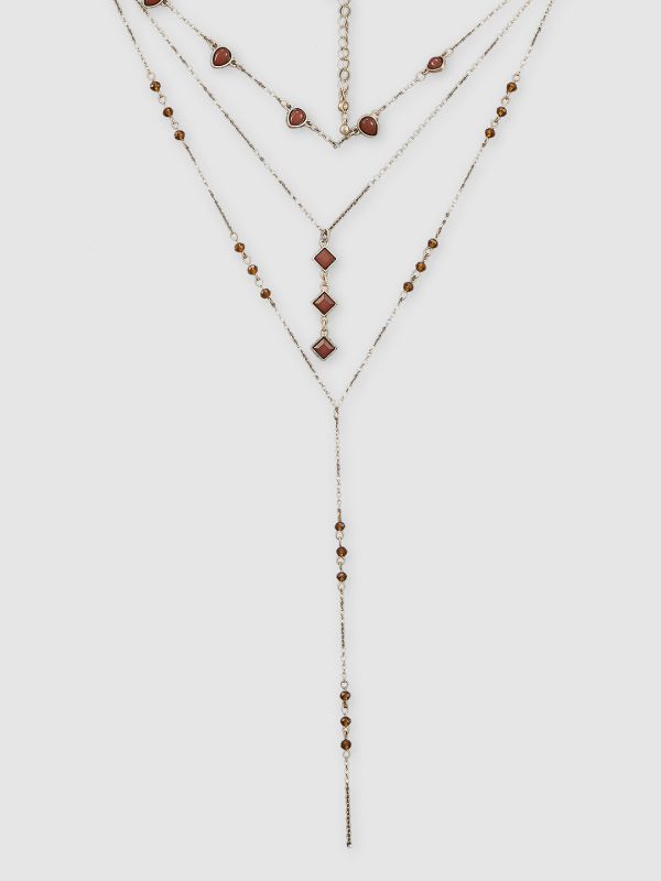 Globus Women Gold-Plated Statement Layered Necklace