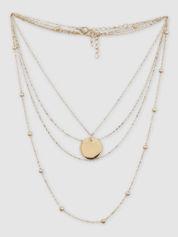Globus Women Gold-Plated Minimal Layered Necklace