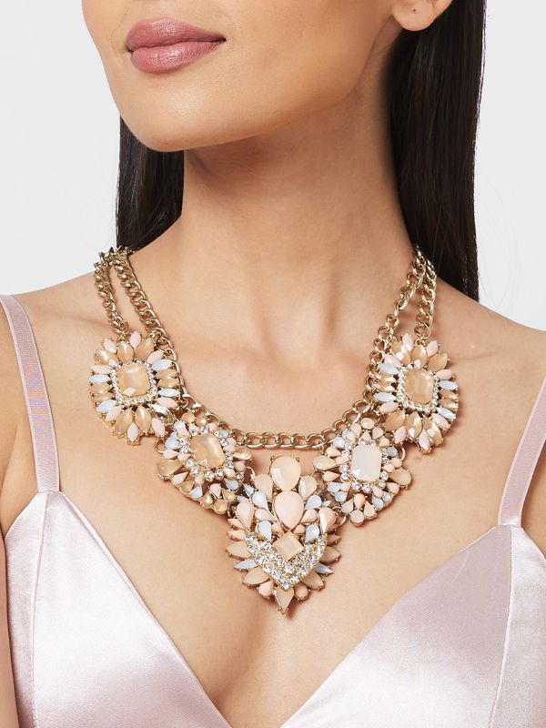Globus Women Gold-Plated Statement Necklace