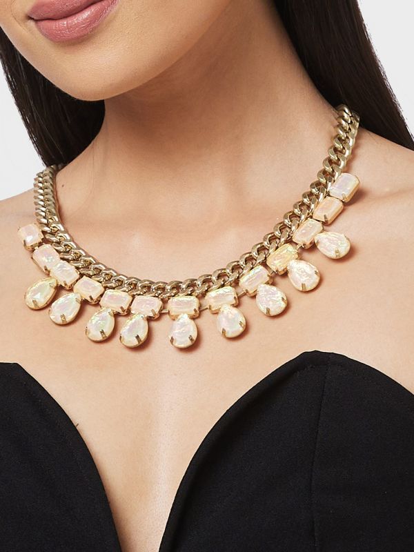 Globus Women Gold-Plated Statement Necklace