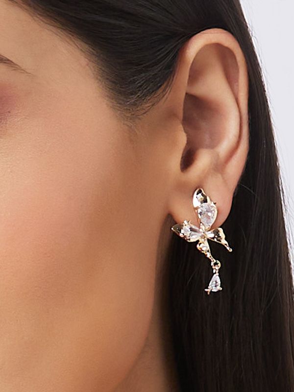 Globus Women Gold-Plated Classic Drop Earrings