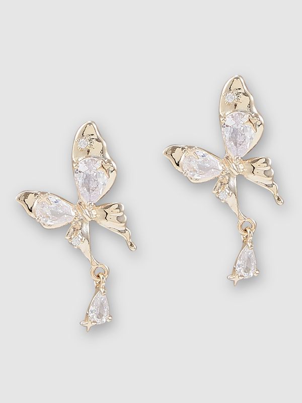 Globus Women Gold-Plated Classic Drop Earrings