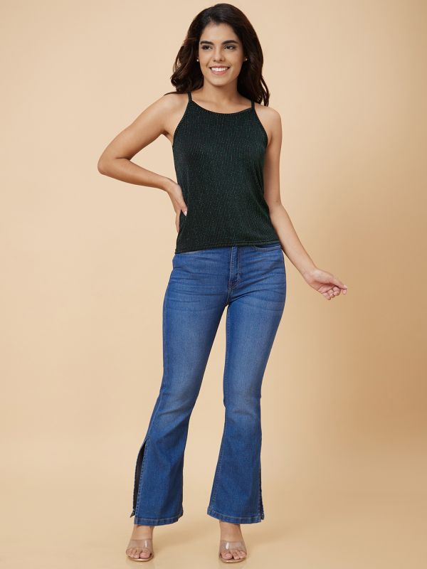 Globus Women Blue Bootcut High Rise Jeans