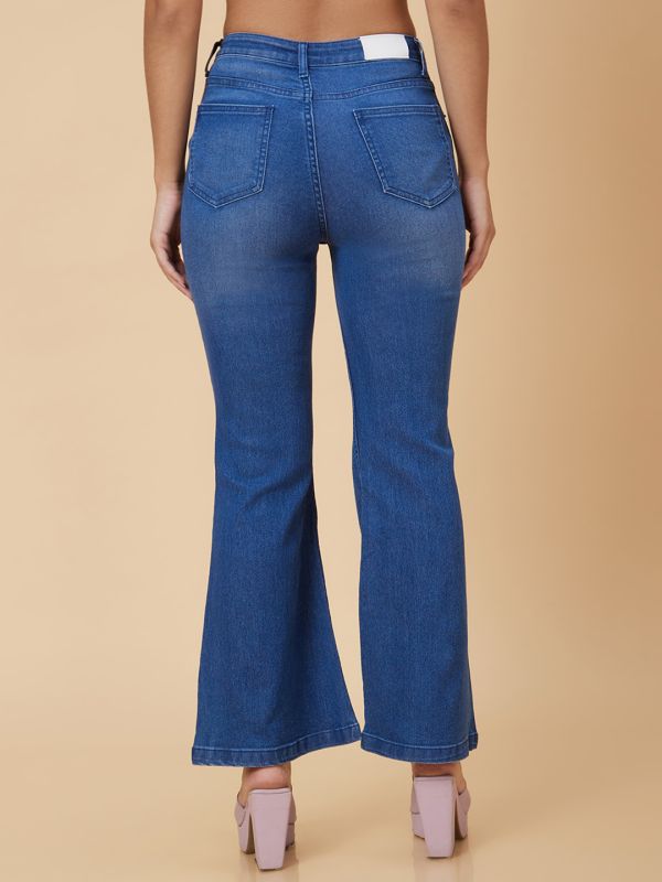 Globus Women Blue Bootcut High Rise Jeans