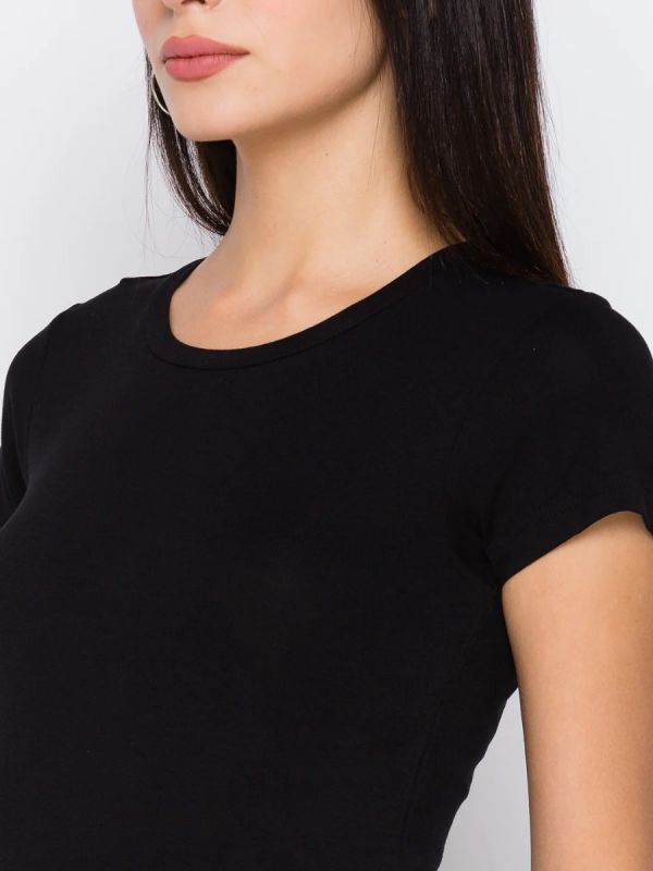 Globus Black Solid Tops