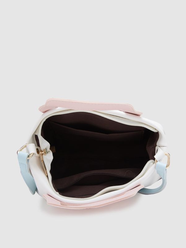 Globus Women Solid Vegan Leather Sling Bag