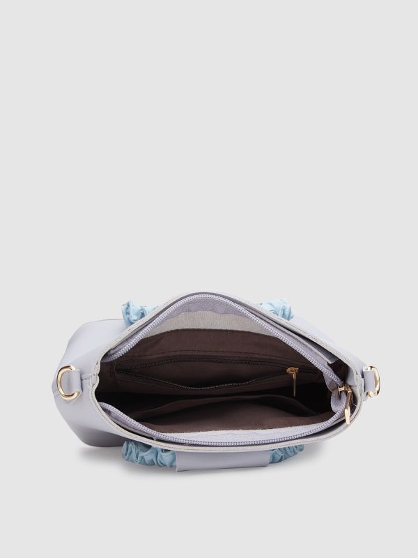 Globus Women Solid Vegan Leather Sling Bag