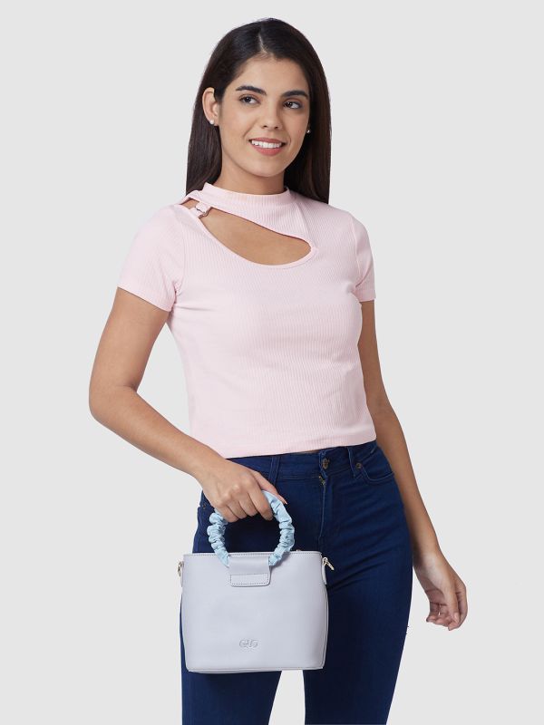 Globus Women Solid Vegan Leather Sling Bag