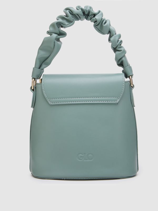 Globus Women Mint Solid Vegan Leather Sling Bag