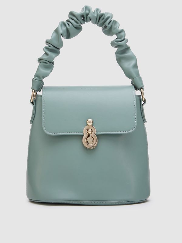 Globus Women Mint Solid Vegan Leather Sling Bag